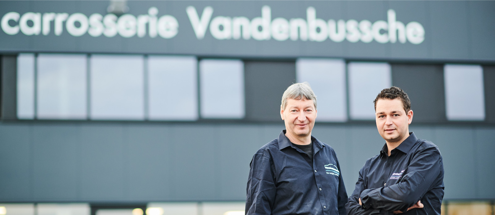 Werkplaats van Carrosserie Vandenbussche in Kuurne